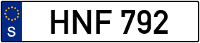 Truck License Plate